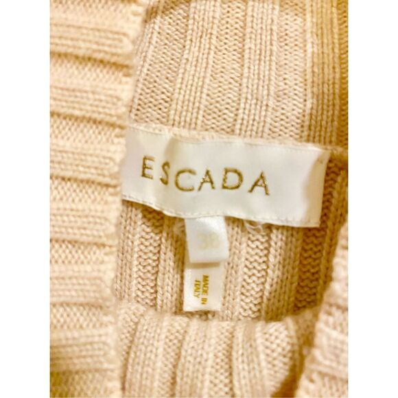 Escada Sil/Cashmere/Virgin Wool Sweater - Picture 5 of 7